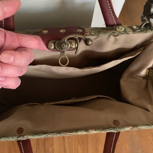 RARE Vintage Cheetah Handbag- CarpetBagger Original- Excellent - Like New - Picture 7 of 9